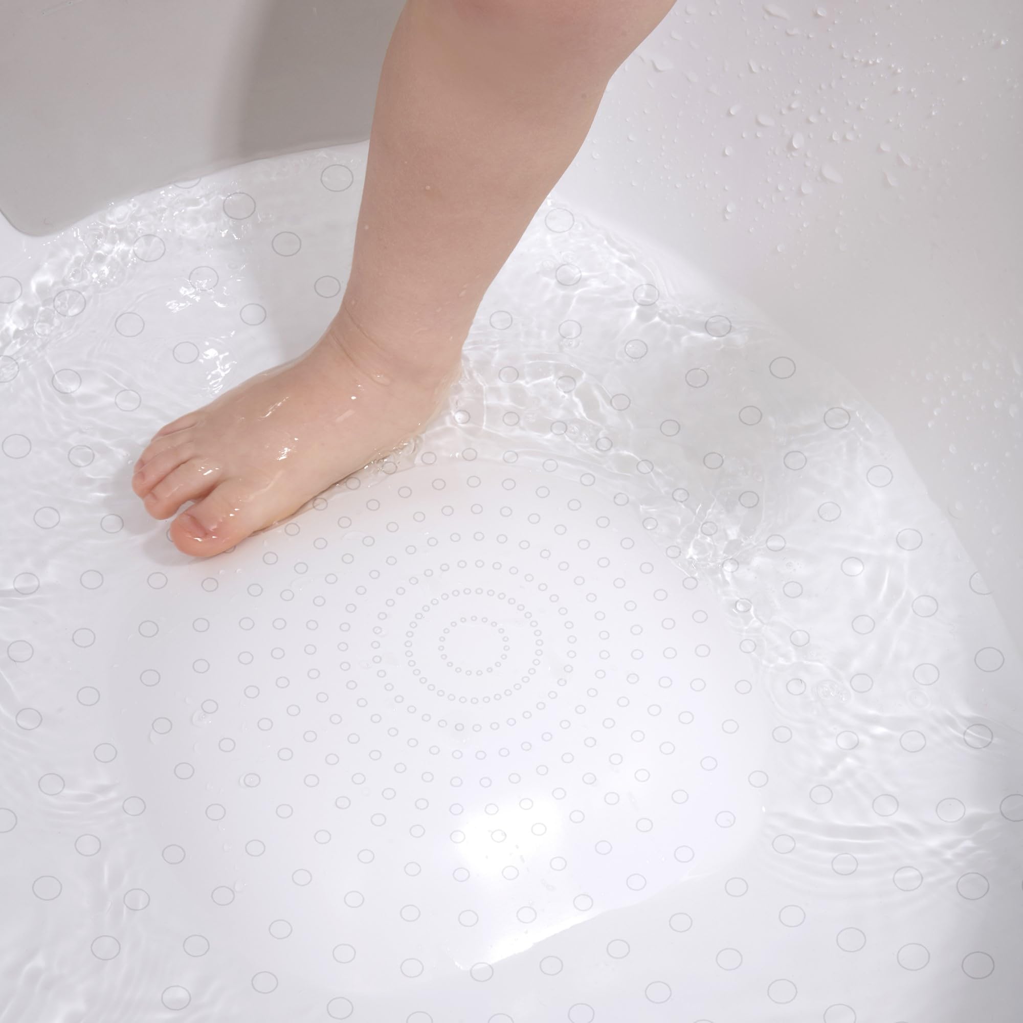 Toddler Bath Tub with Foam Backrest and Anti-Slip Surface