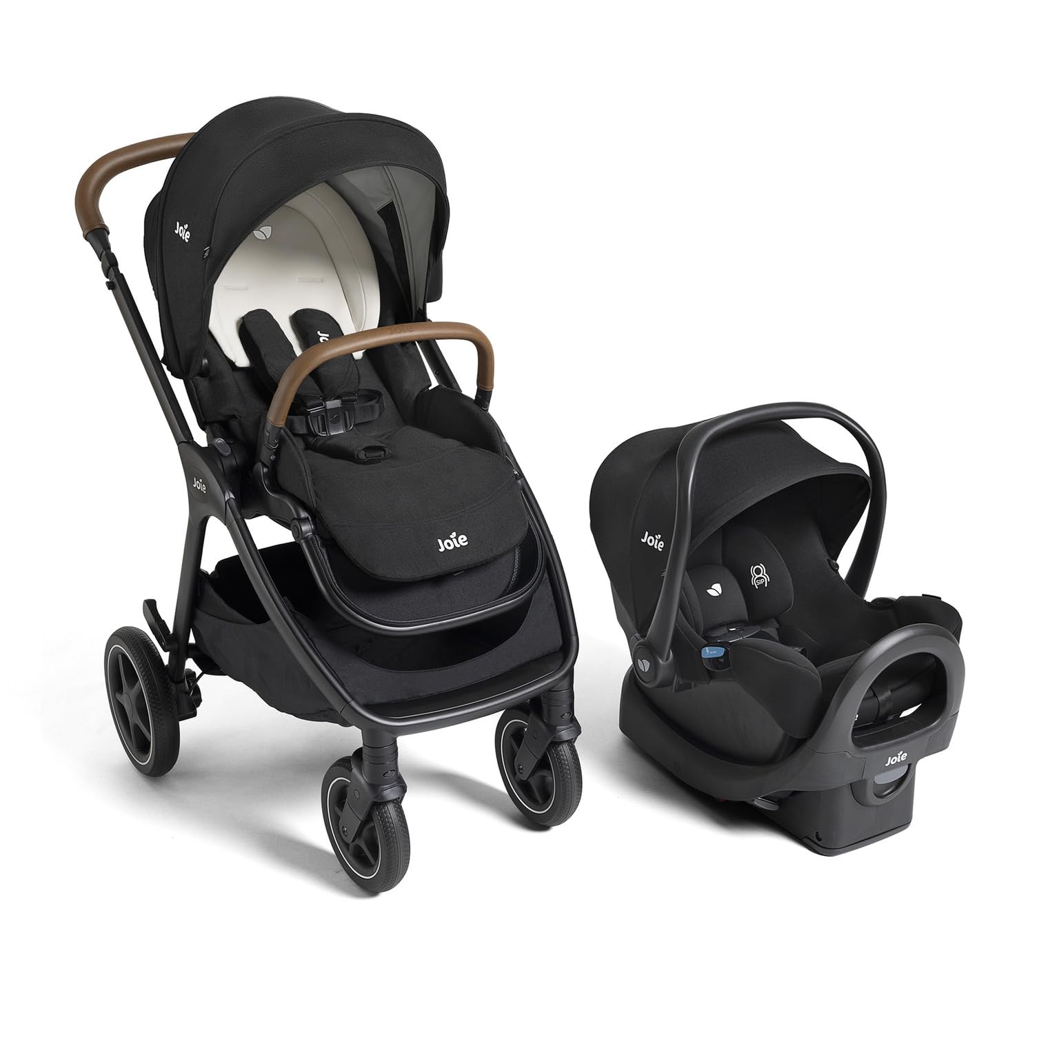 3-in-1 Stroller and Mint Latch Car Seat Travel System with Reversible