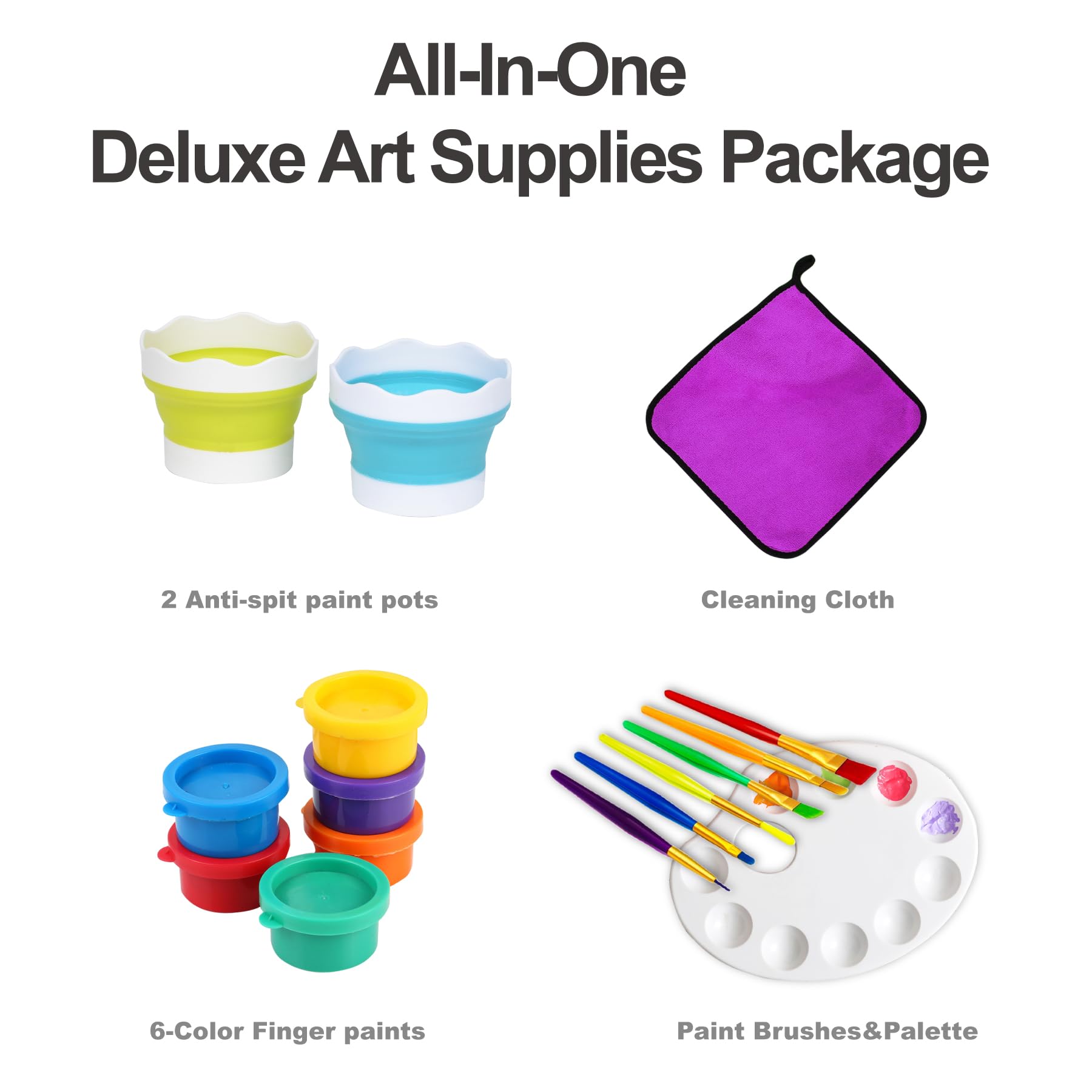 Double-Sided Plexiglass Art Easel for Kids