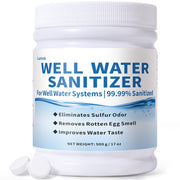 Item Form	Tablet Well Water Sanitizer Kit – 99.99% Well Cleaning Strength | Removes Sulfur Odors, Rotten Egg Smells & Iron Buildup | Non-Toxic, Food-Grade Safe | Ideal for Shallow and Deep Wells
