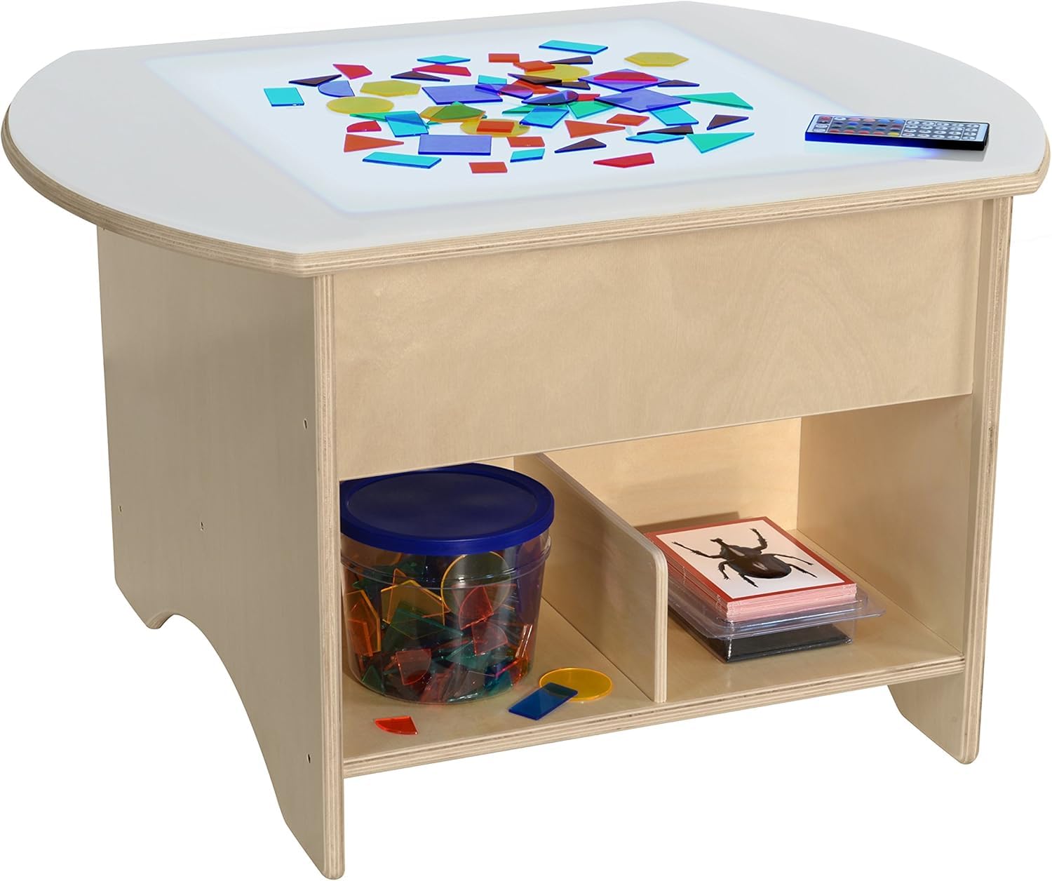 Brilliant Light Table for Kids with Color Changing Remote Control