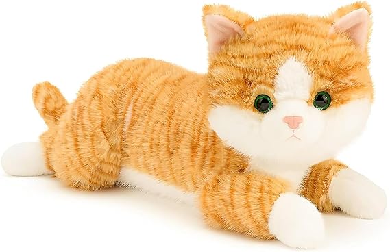 19 inch 3 lbs Cat Weighted Stuffed Animals, Realistic Weighted Cat Stuffed Animal