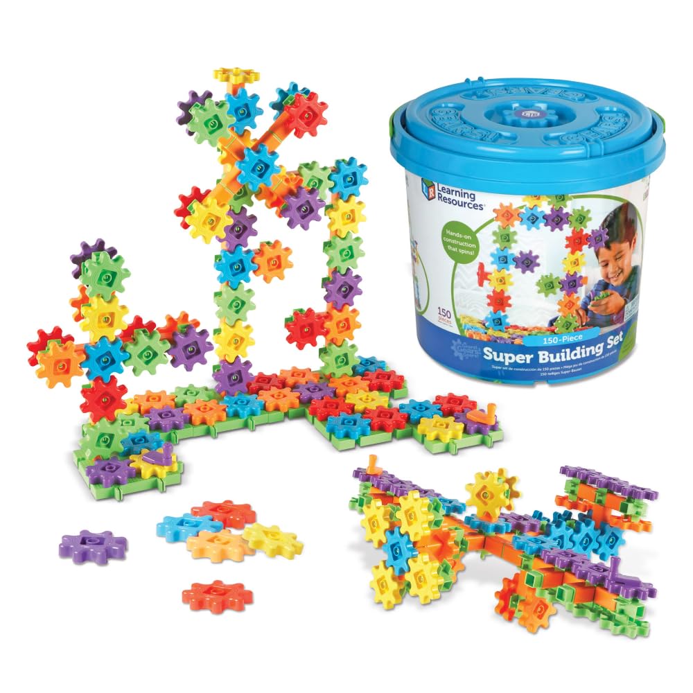 Gears! Gears! Gears! Super Building Toy Set - Building Toys, STEM Activities