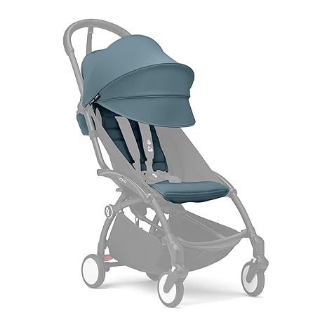 6+ Color Pack, Black - Textiles Only: Seat Pad, Extendable Canopy & Zipped Back Pocket