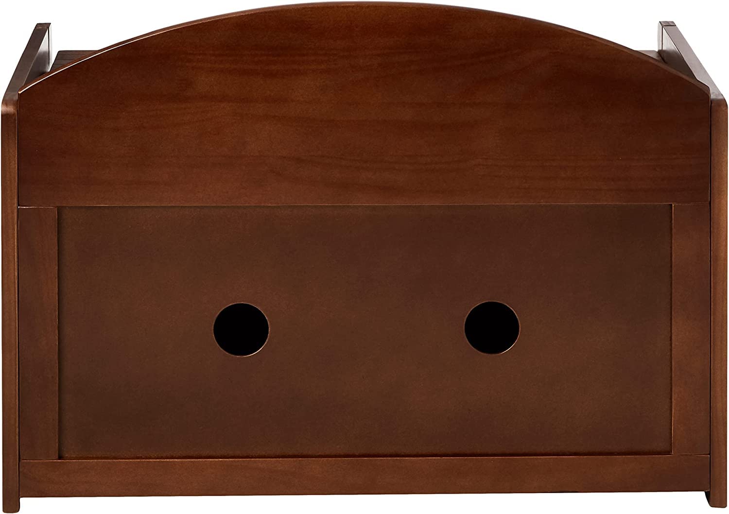 Child's Toy Chest, 33.25" W x 17.75" D x 24.5" H, Walnut Finish