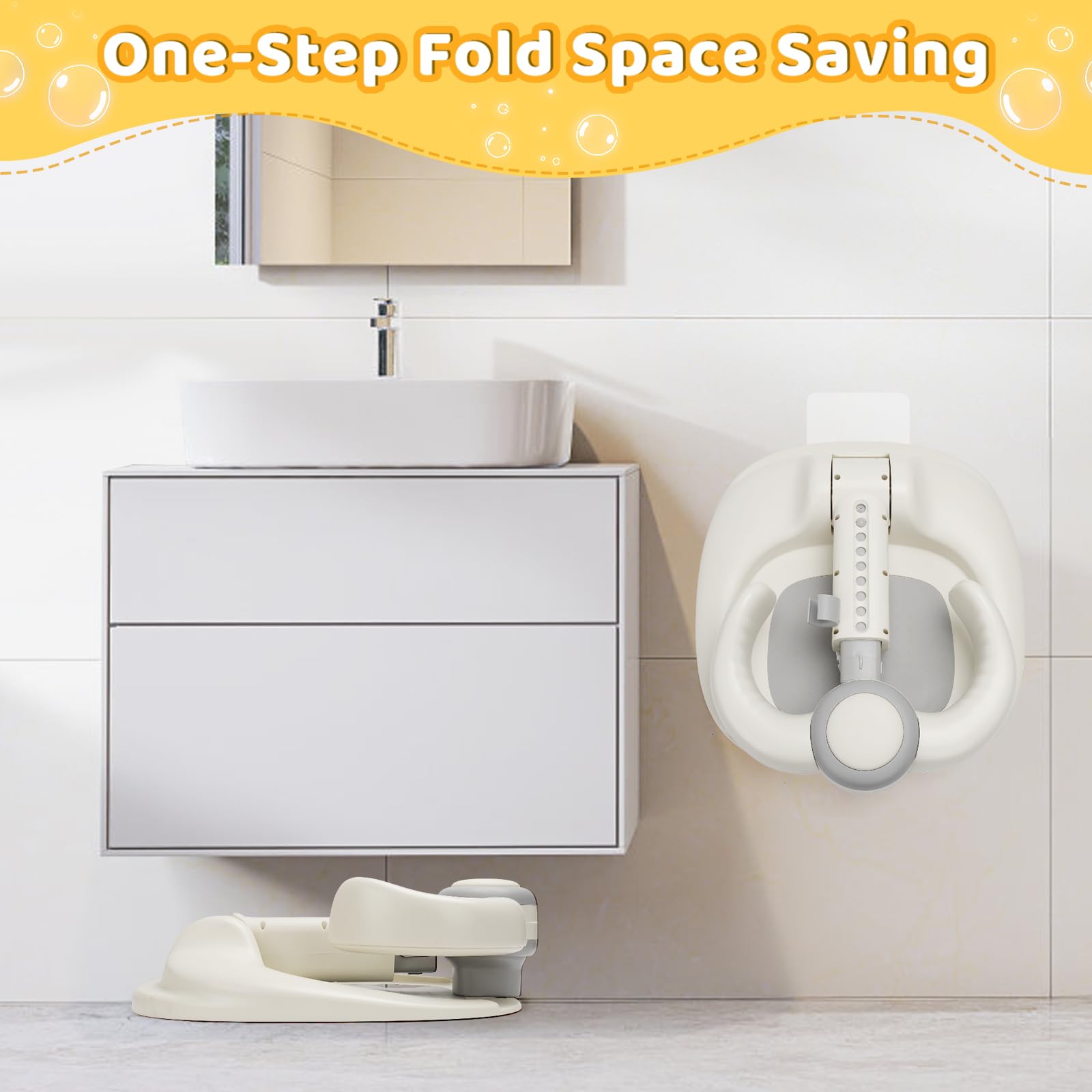 Foldable Baby Shower Stand with Seat