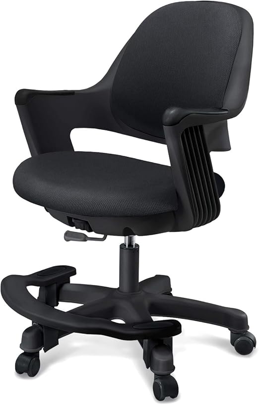 Ergonomic Kids Desk Chair with Footrest, Height Adjustable Seat