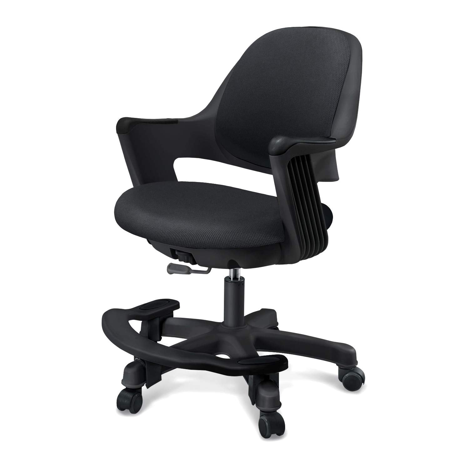Ergonomic Kids Desk Chair with Footrest, Height Adjustable Seat