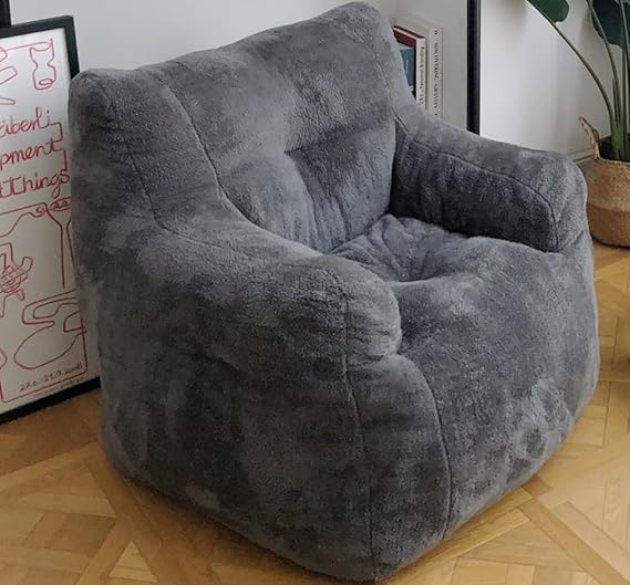 Filled Bean Bag Chairs for Kids Teenagers Adults Lazy Sofa