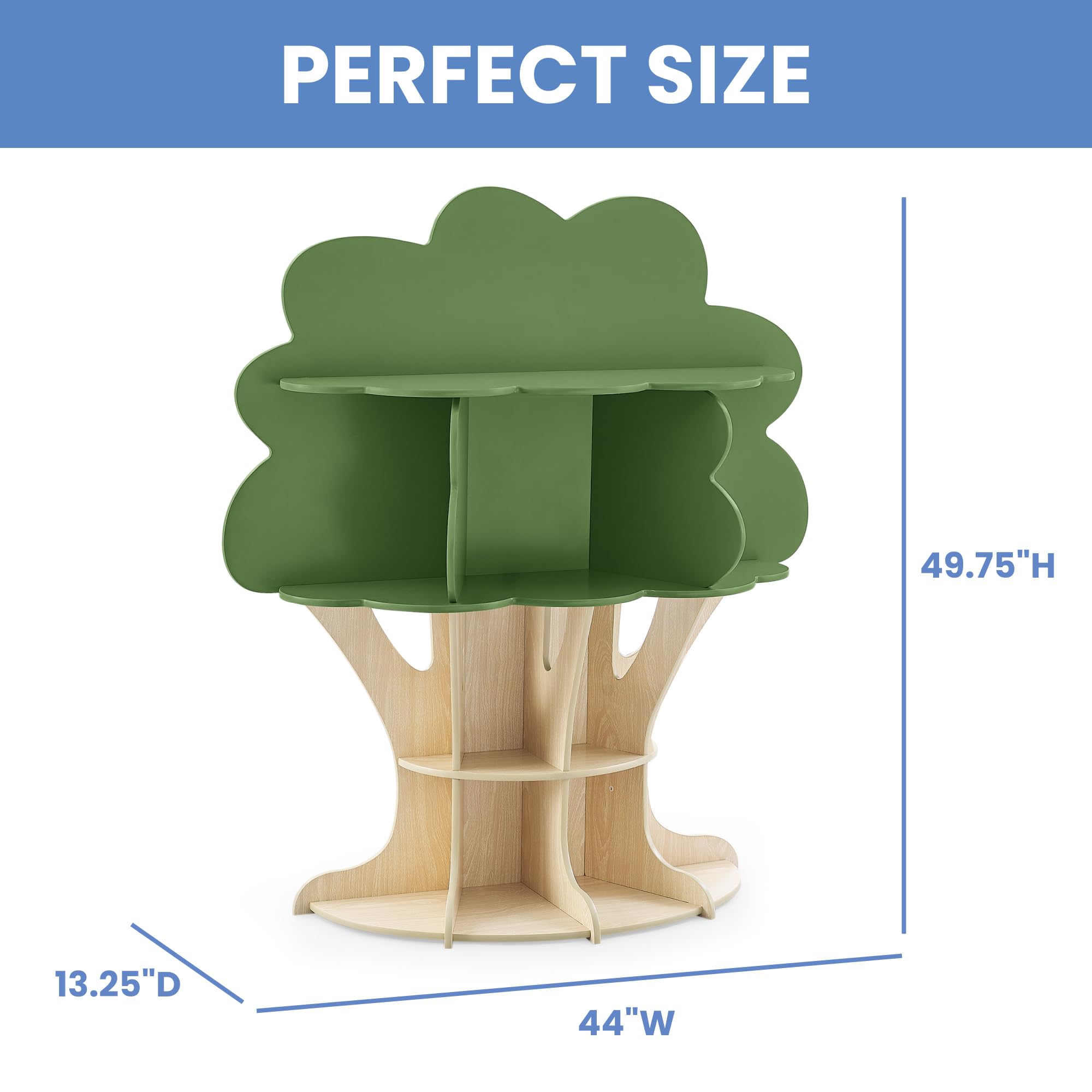 Tree Bookcase for Kids Room