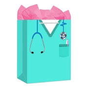 Nurse Graduation Gifts Bag - 13" Large Nurse Gift Bags with Tissue Paper and Handle