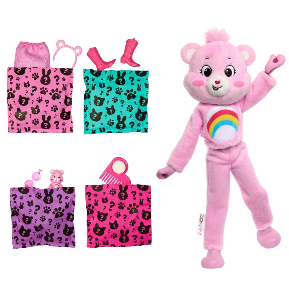 Cutie Reveal Doll & Accessories, Care Bears Series, Fashion Doll
