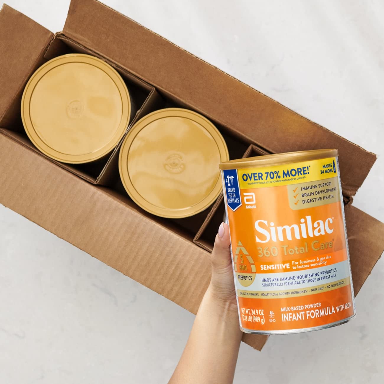 360 Total Care Sensitive Infant Formula for Fussiness & Gas Due to Lactose Sensitivity