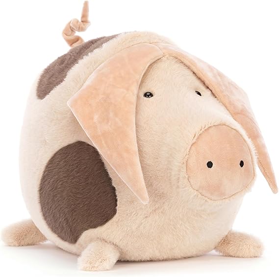 Higgledy Piggledy Old Spot Pig Stuffed Animal, Really Big 22 inches - Farmyard Plush Toy