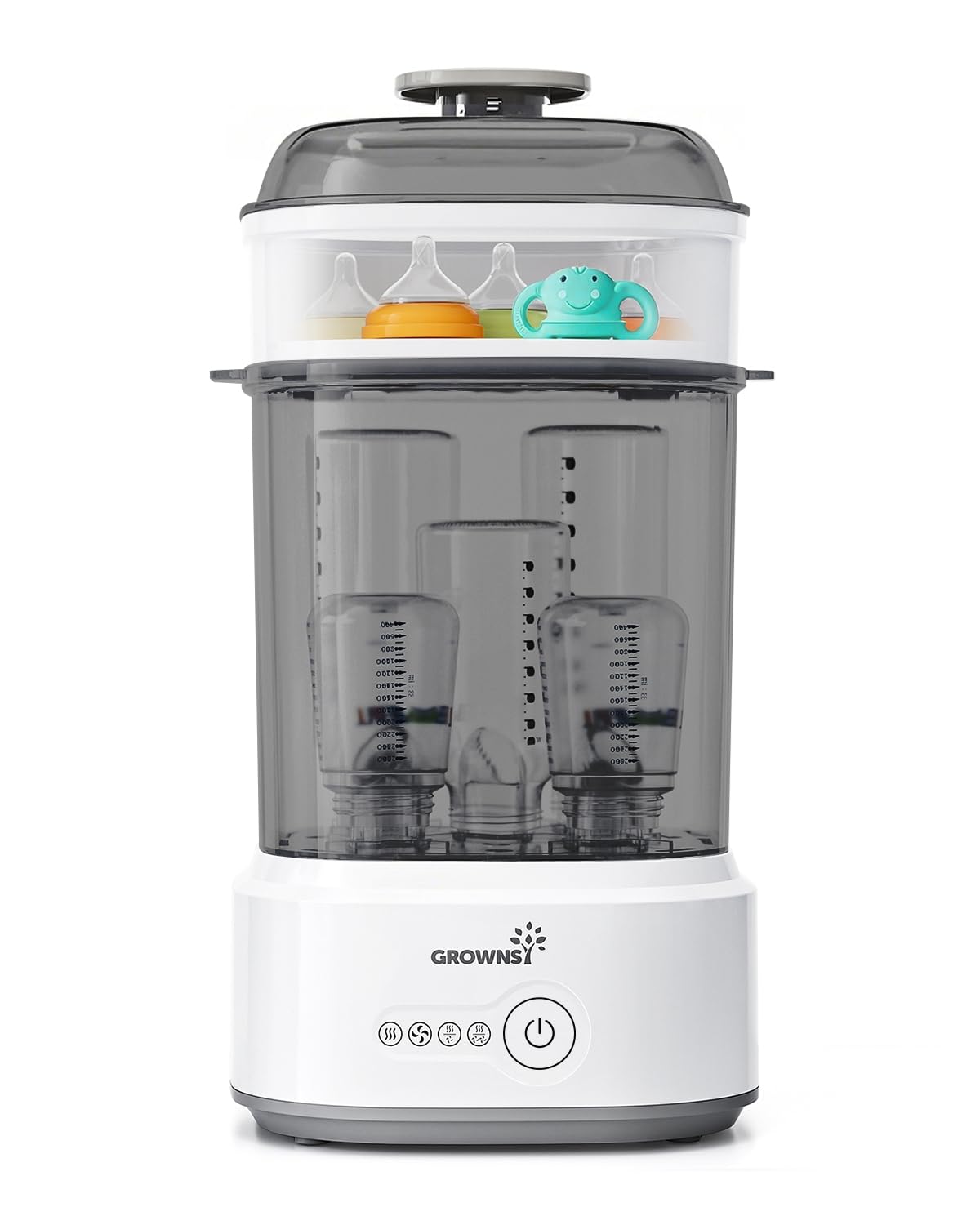Bottle Sterilizer and Dryer, Compact Electric Steam Baby Bottle Sterilizer
