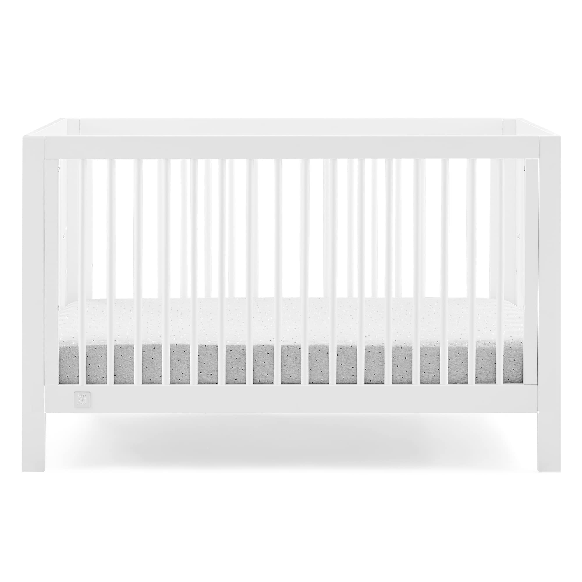6-in-1 Convertible Crib with Adjustable Mattress Height