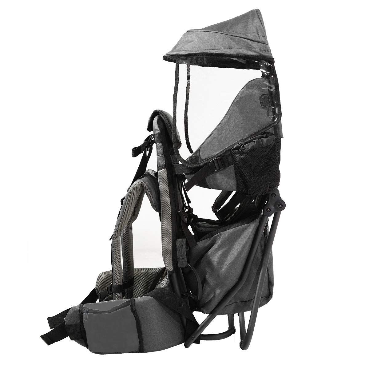 Cross Country Baby Backpack Carrier, Grey, Toddler Hiking Backpack with Comfortable Seat