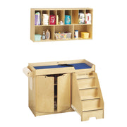 5143JC Changing Table - with Stairs Combo