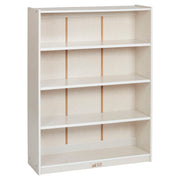 Classic Bookcase, 48in, Adjustable Shelves, White Wash