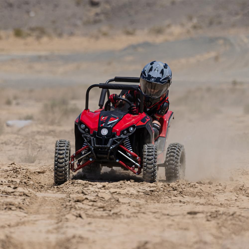 UTV Ride on Car (Large), 48V Shock Absorber Electric Vehicles with Disk Brake