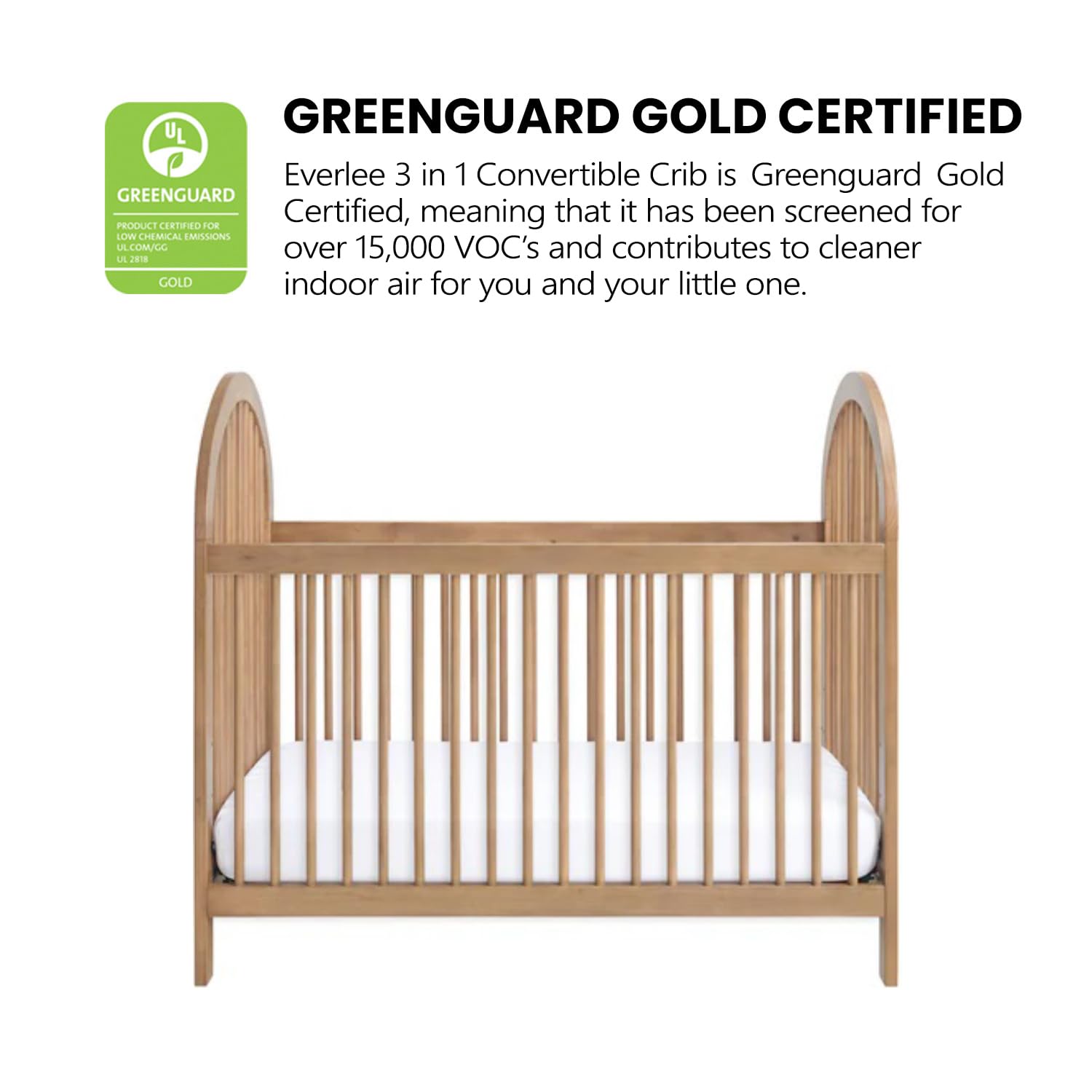 3-in-1 Convertible Island Crib
