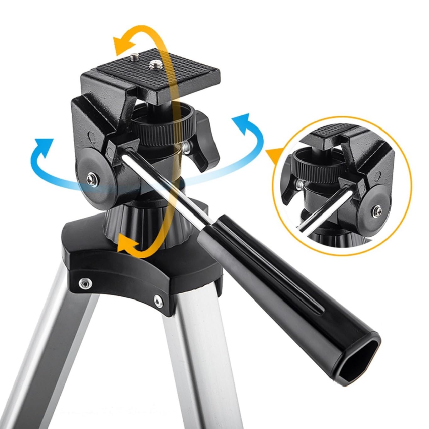 Telescope, 70mm Aperture 400mm AZ Mount Astronomical Refracting Telescope