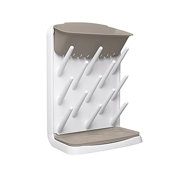 Vertical Baby Bottle Drying Rack, Space Saving Countertop Drying Rack Baby
