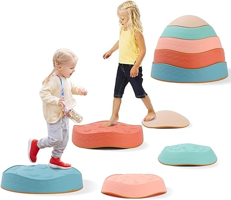 Stepping Stones for Kids,Non-Slip Toddlers Stepping Stones for Promoting Children's