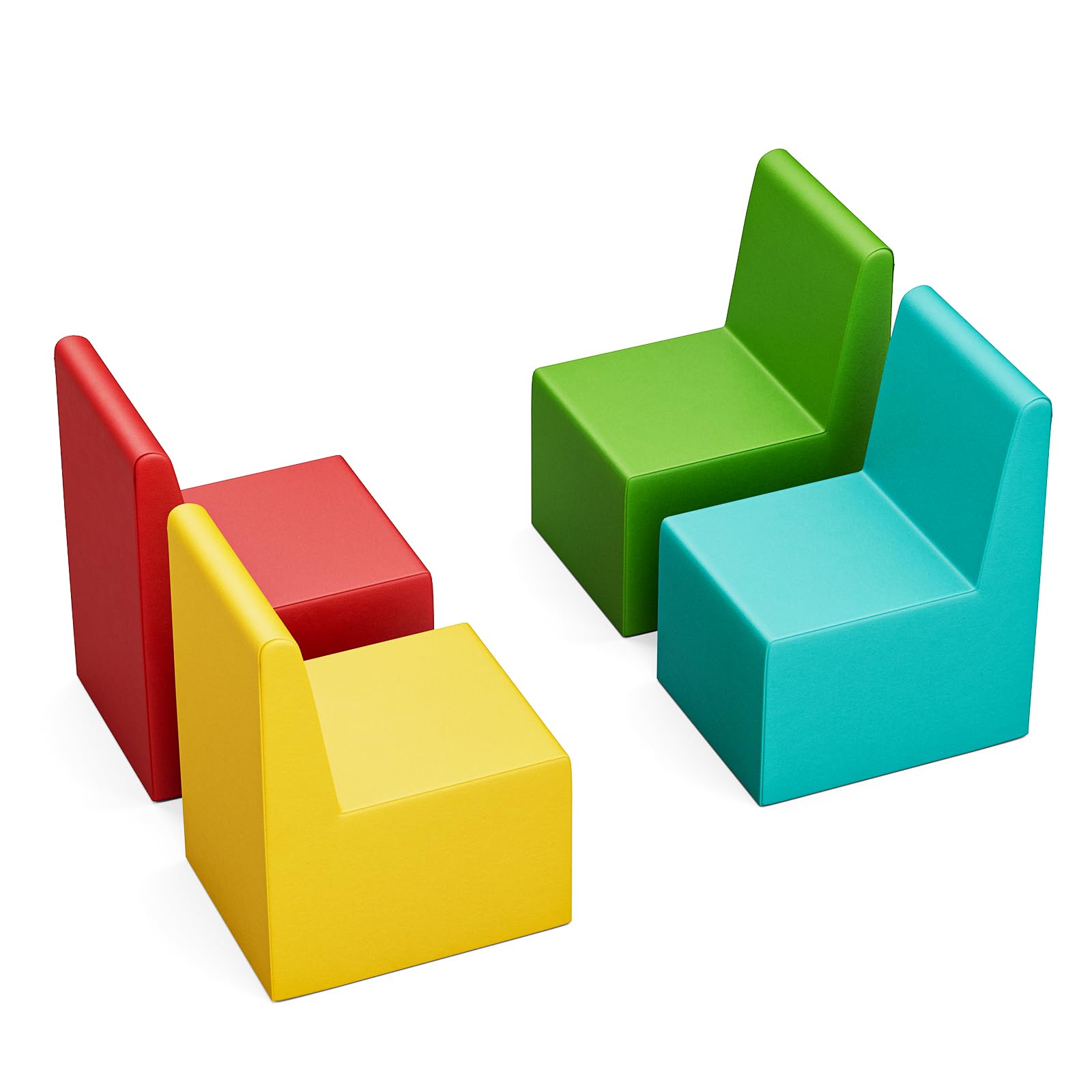 Kids Modular Sofa Set 8 Pieces Colorful Seating