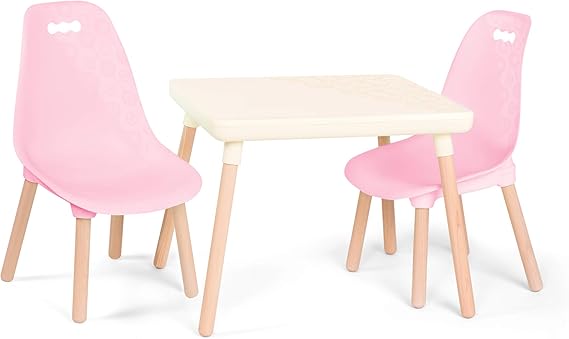 Table and Chair Set – Furniture For Toddlers – 1 Craft Table & 2 Chairs –