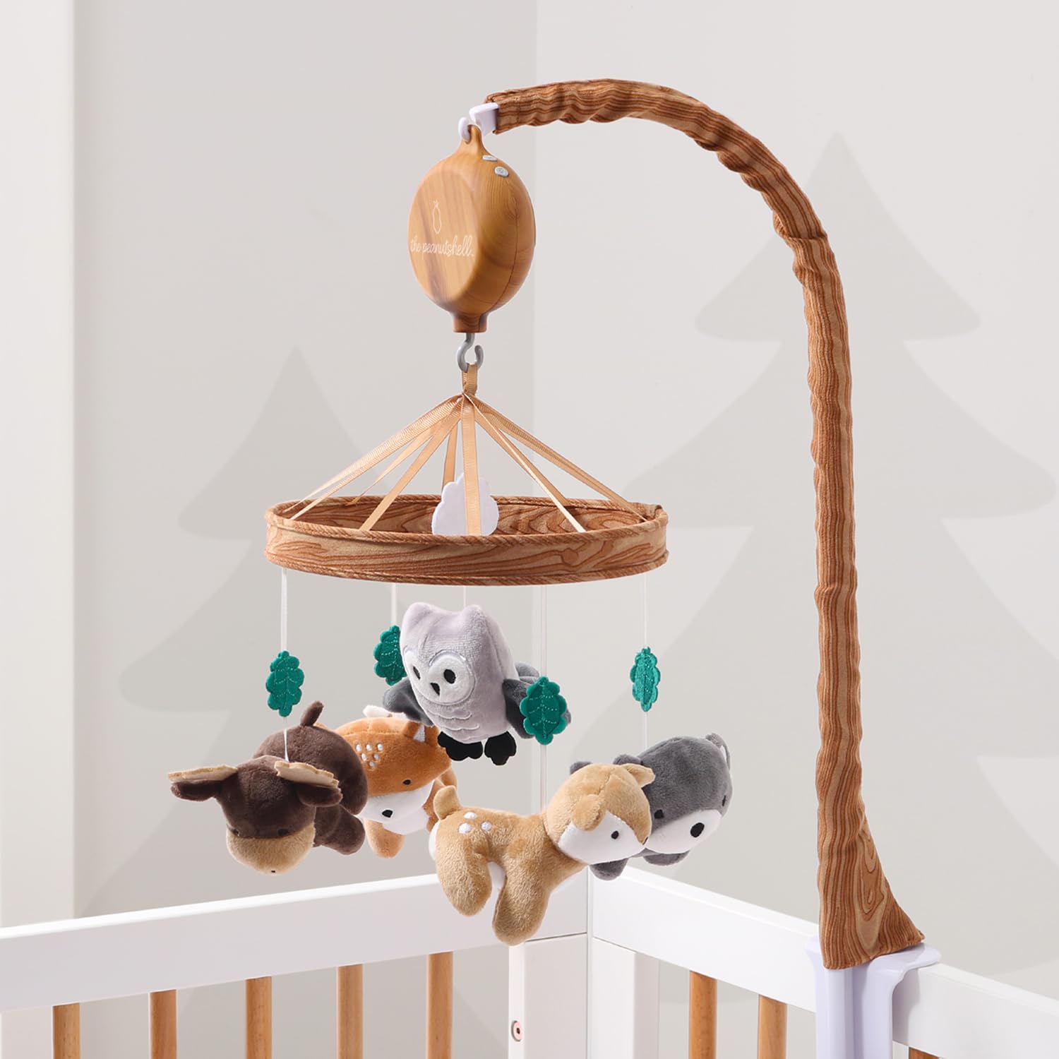 Woodland Musical Crib Mobile with 12 Lullabies