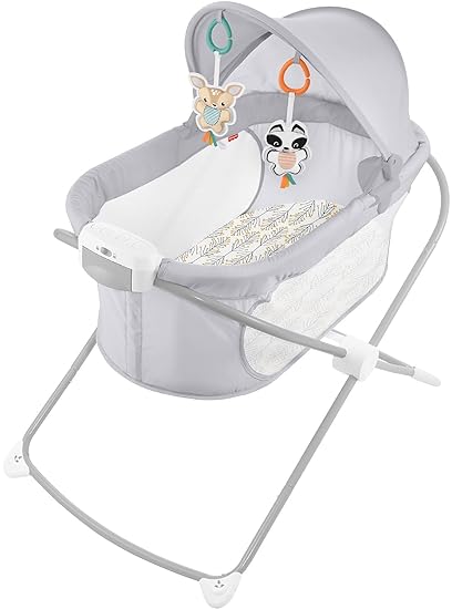 Portable Baby Crib Soothing View Vibe Bassinet with Music