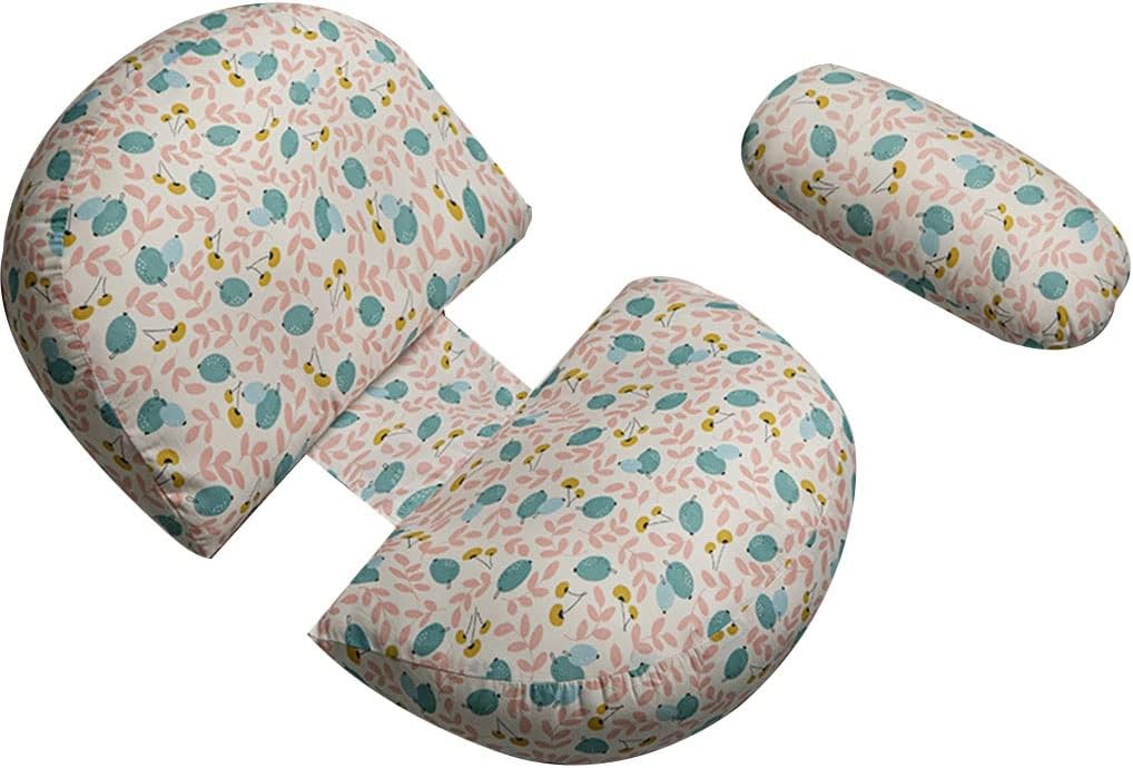 Pregnancy Pillow 100% Cotton U-Shaped Side Pillow for Pregnant