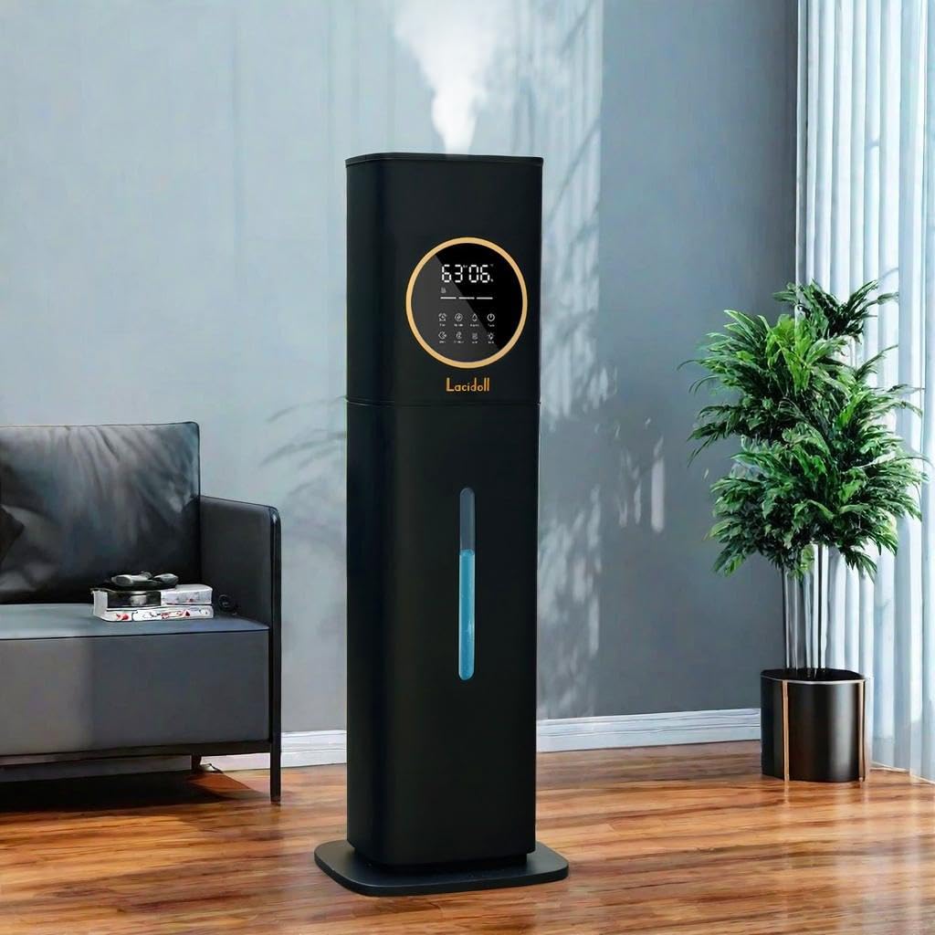 Large Room Bedroom with Night Light, 2.1Gal(8L) Humidifiers for Home