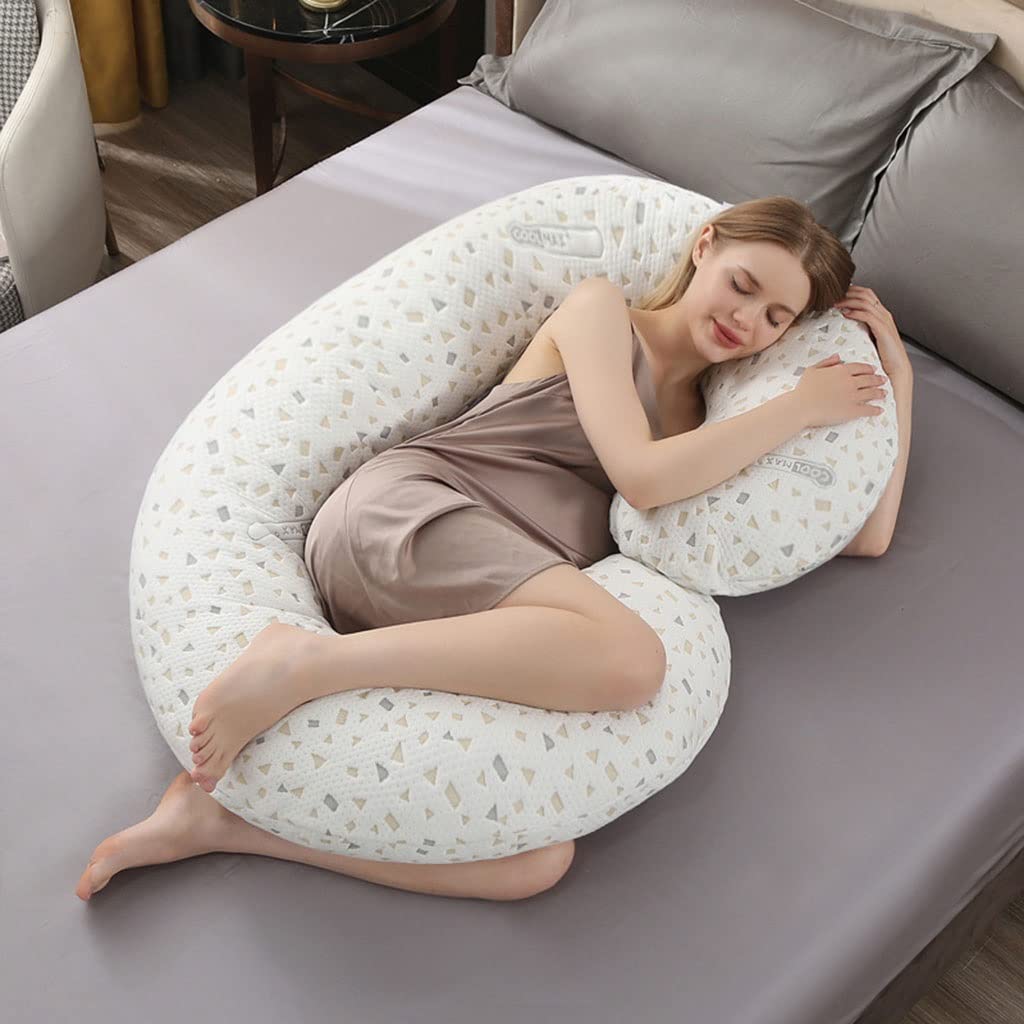 Pregnancy Pillow C-shaped Cotton Maternity Pillow Nursing Pillow