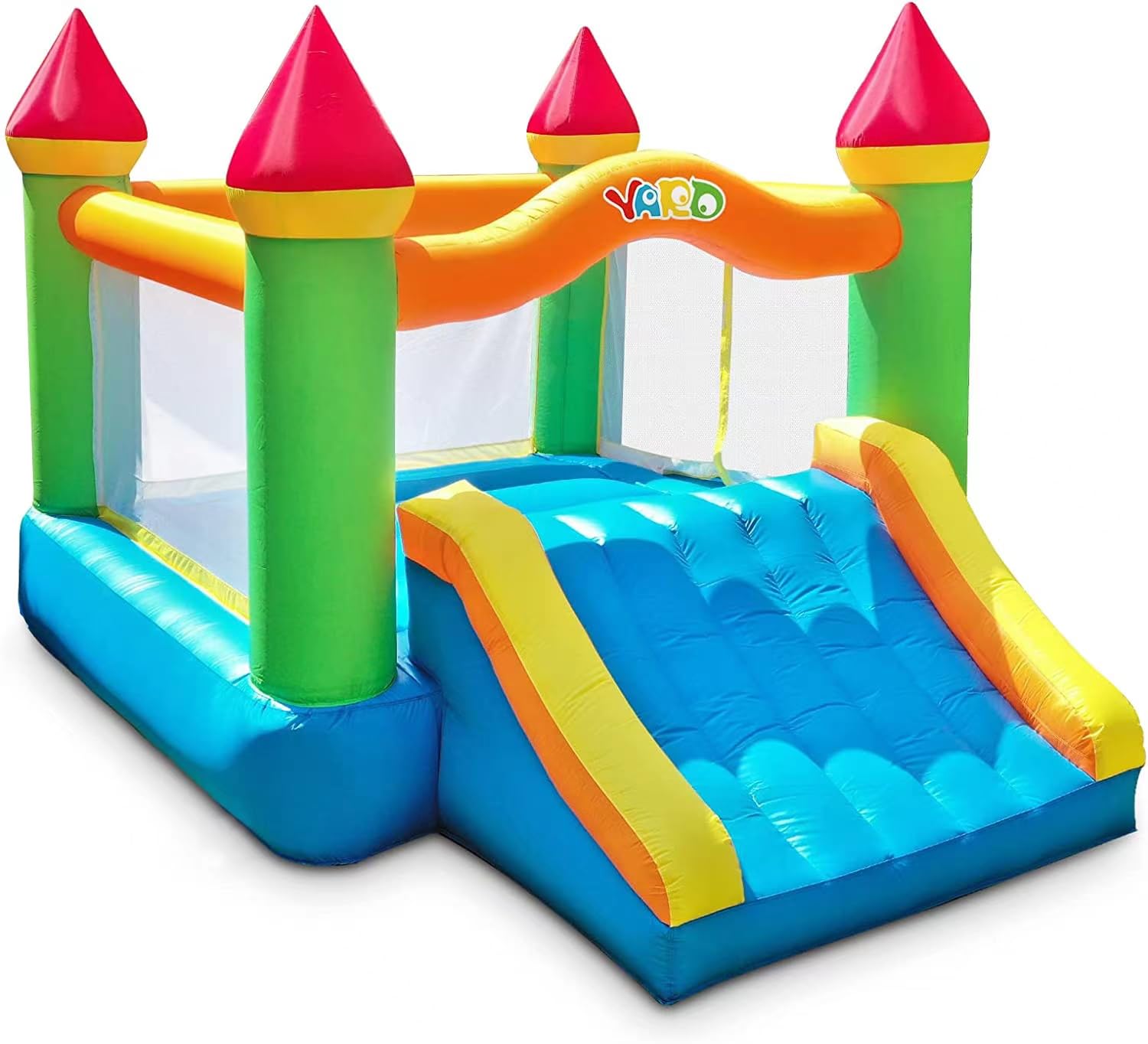 Inflatable Bounce House with Slide for Kids