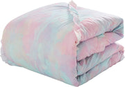 Toddler Emelie Tie Dye 4 Piece Ruffle Bed in a Bag Set,52"x48", Twin