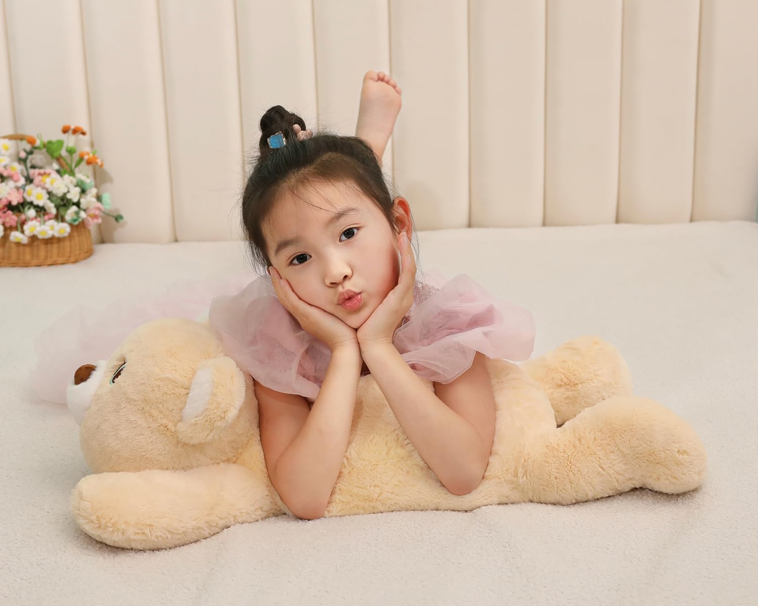 26 inch 5 lbs Bear Weighted Stuffed Animals, Large Weighted Plush Animal