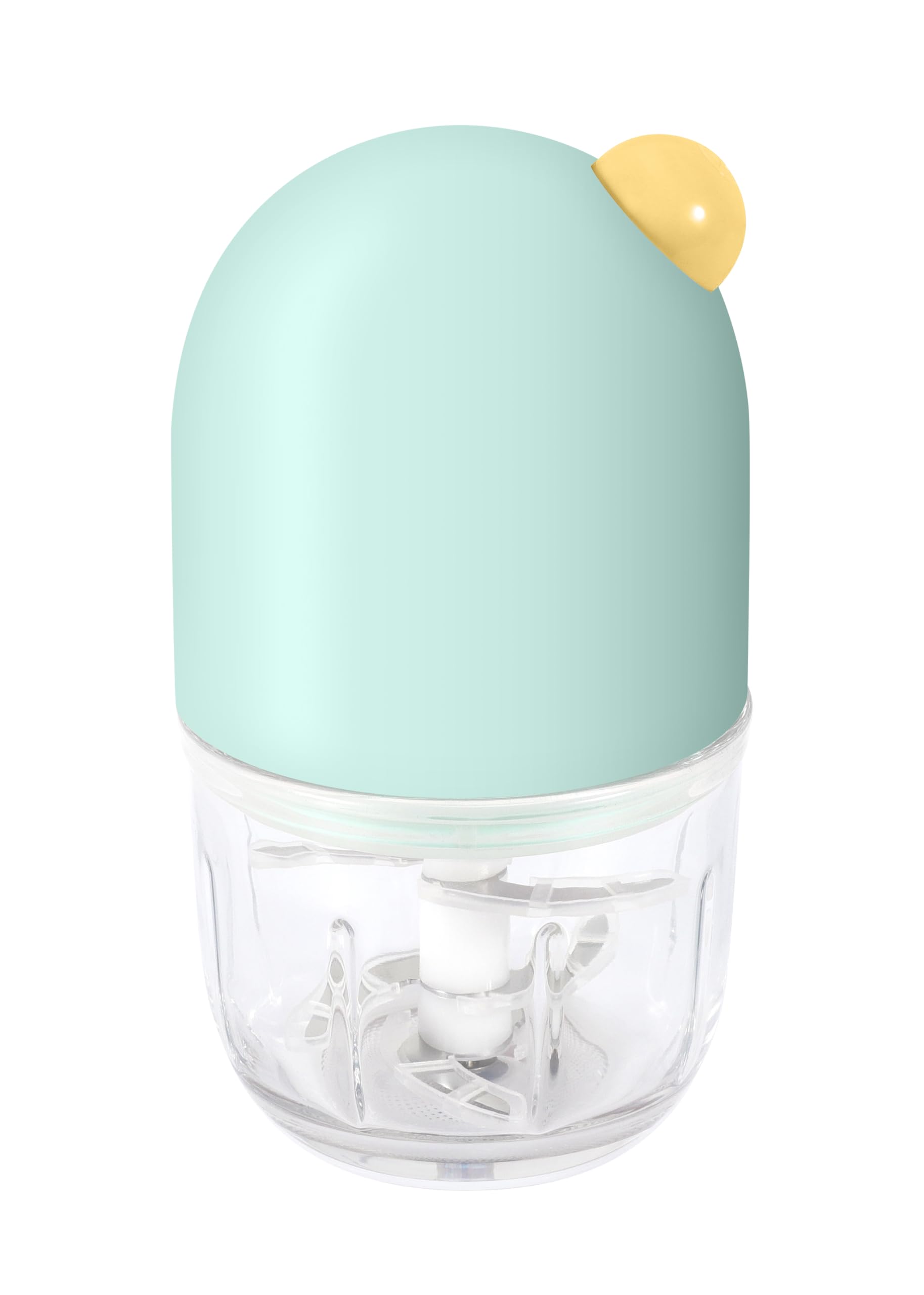 Baby Food Maker, Baby Food Processor for Fruit, Vegatable, Meat, Small Food Chopper Puree Blender with 300ml Glass Bowl, Baby Essentials