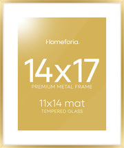 14x17 Picture Frame Gold, High End Metal 14x17 Poster Frames