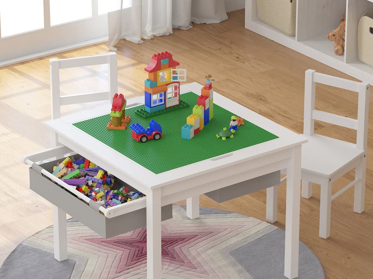 Wooden Kids Chair Set of 2 for Toddlers