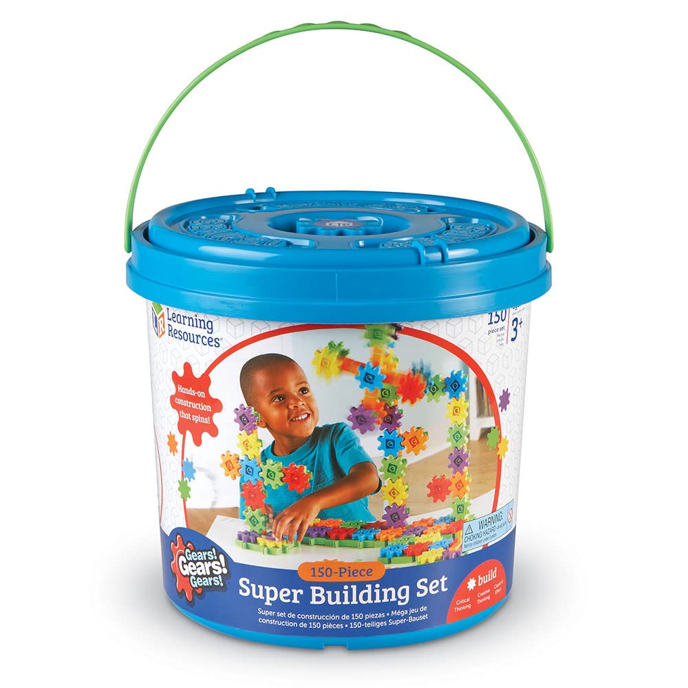 Gears! Gears! Gears! Super Building Toy Set - Building Toys, STEM Activities