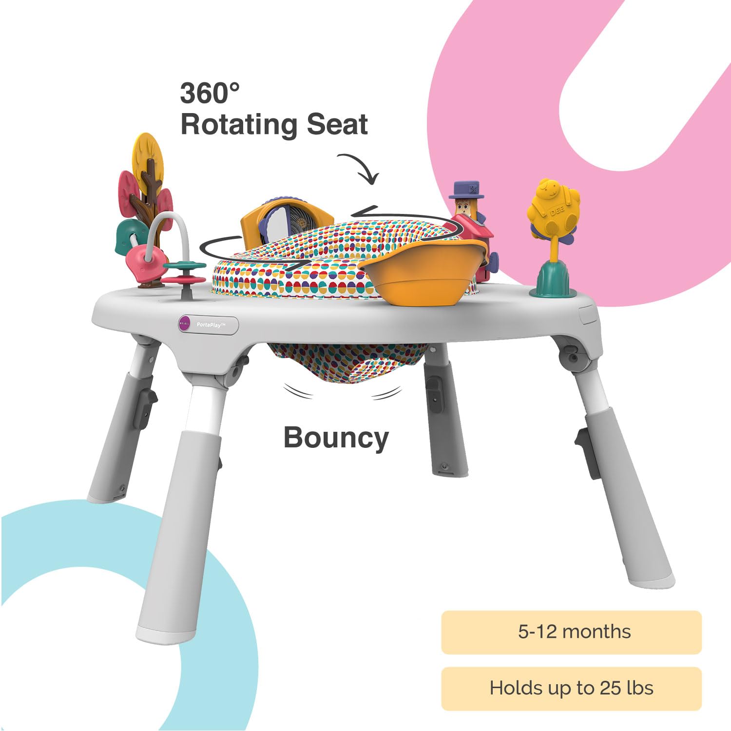 3-in-1 Convertible Baby Activity Center & Play Table