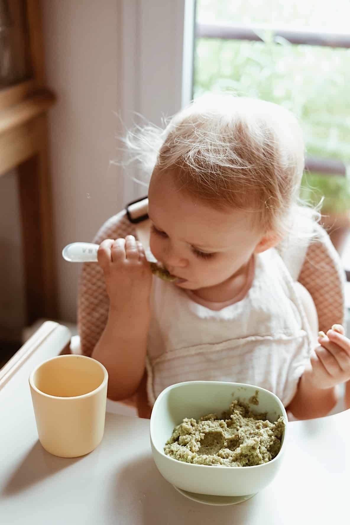 Silicone 4 Piece Baby Feeding Set, Suction Plates