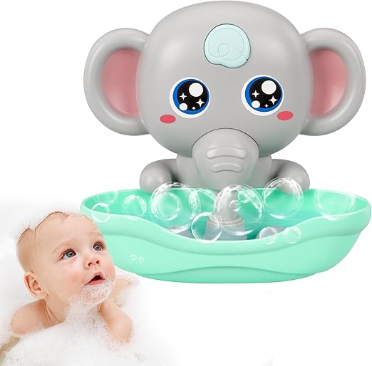 Magnetic Charging Bubble Machine, Bath Toys for Toddlers 1-3