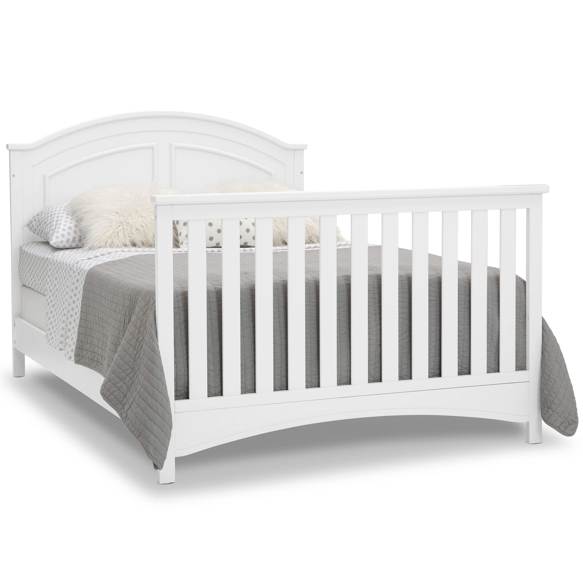 Perry 6-in-1 Convertible Crib - Greenguard Gold Certified, Bianca White