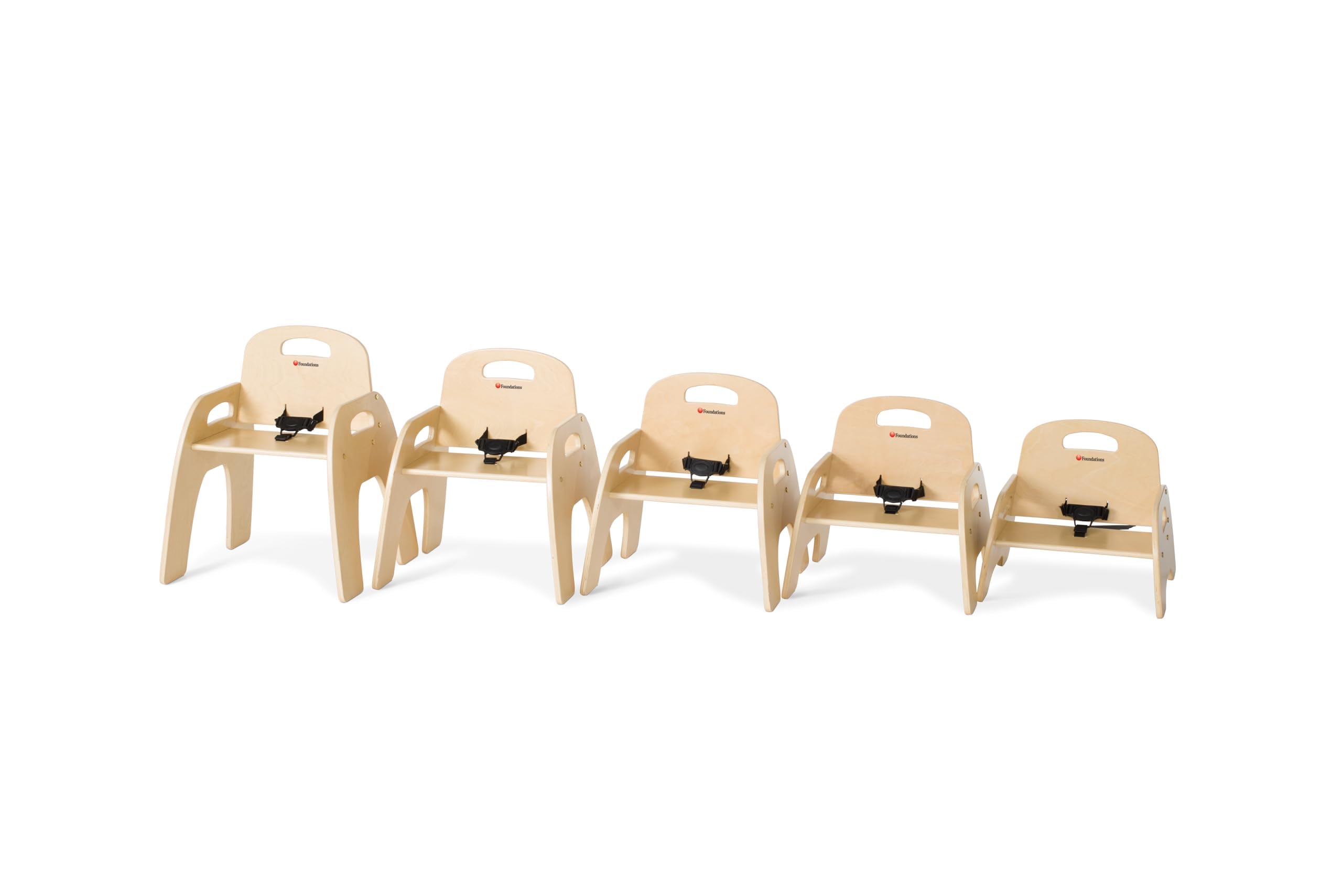 Simple Sitter Low Wood Feeding Chairs Multipack