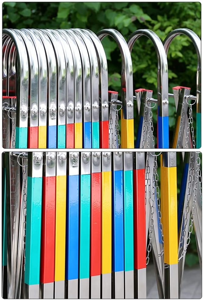 Expandable Stainless Steel Safety Barrier Gate with Casters Easily Assembled