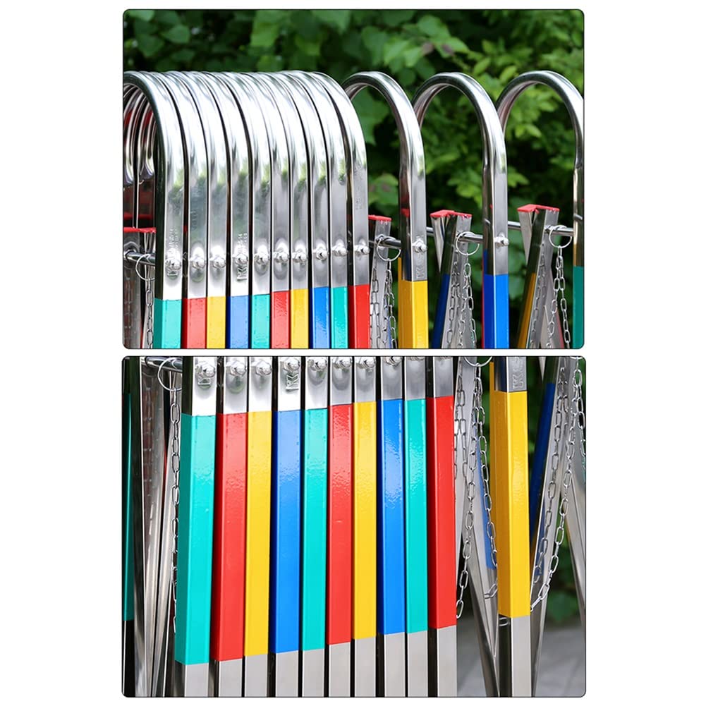 Expandable Stainless Steel Safety Barrier Gate with Casters Easily Assembled