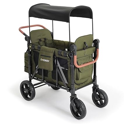 Elite 2 Seater Wagon Stroller for Kids, Foldable Stroller Wagon
